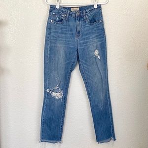 Madewell High Rise Slim Jeans